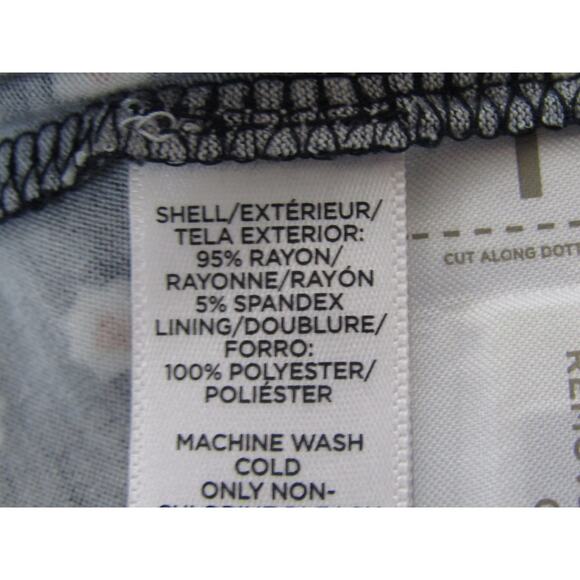 LOFT Blue Dress Rayon Floral Faux Wrap Boho Flowy Y2K 90s Romantic Whimsical - Picture 9 of 10